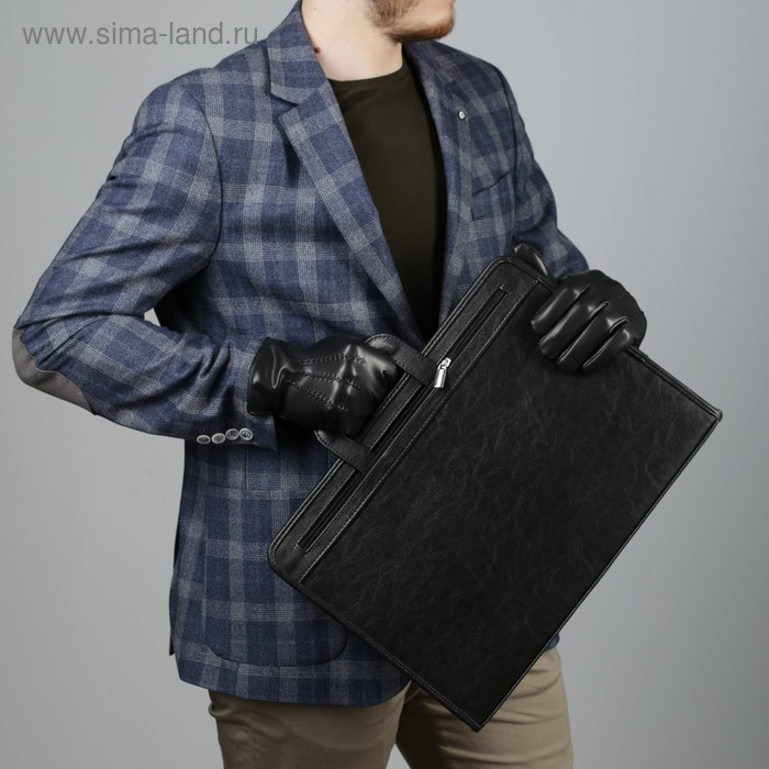 Папка для документов &laquo;Алекс&raquo;, А4, цвет чёрный