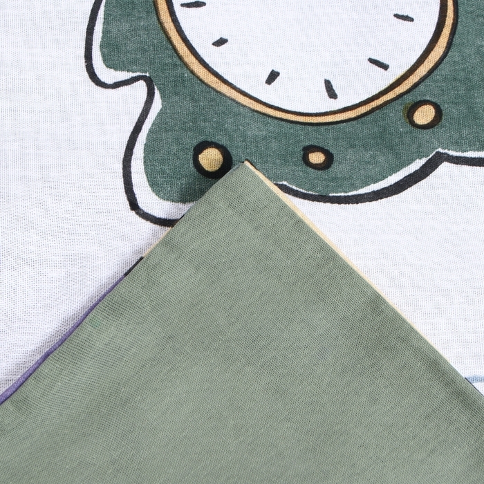 Комплект постельного белья Комплект постельного белья "Этель" 1,5сп Новогодний алфавит 143х215 см, 150х214 см, 50х70 см-1 шт, 100 % хлопок