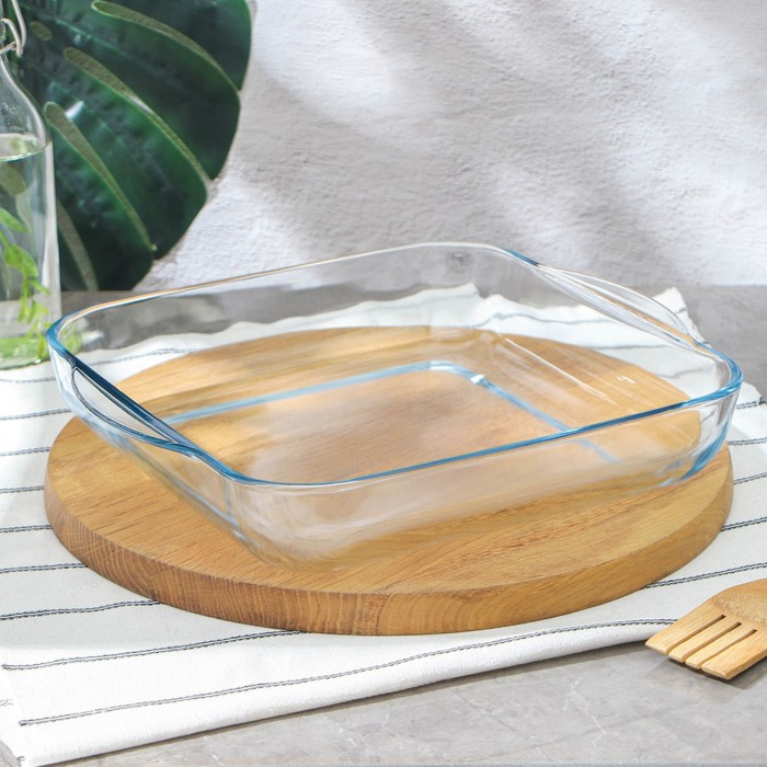 Лоток квадратный из жаропрочного стекла для запекания Borcam, 3,2 л, 28×28 см Лоток квадратный из жаропрочного стекла для запекания Borcam, 3,2 л, 28×28 см