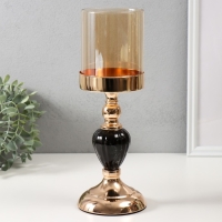 Подсвечник металл на 1 свечу d=10 см "Жаклин" 11х11х31,5 см Подсвечник металл на 1 свечу d=10 см "Жаклин" 11х11х31,5 см