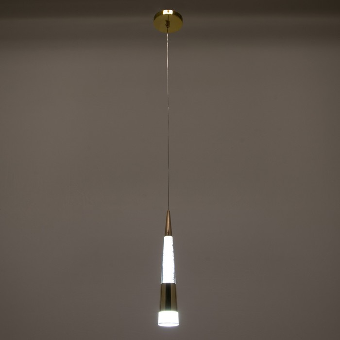 Светильник BayerLux "Галассия" LED 6Вт золото 5,5х5,5х120 см.