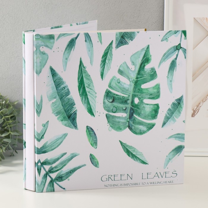 Фотоальбом кожзам магнитный 20 листов "Тропики" 33,5х32х4 см