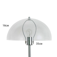 Торшер "Байхаус" Е27 15Вт прозрачный 35х35х150см