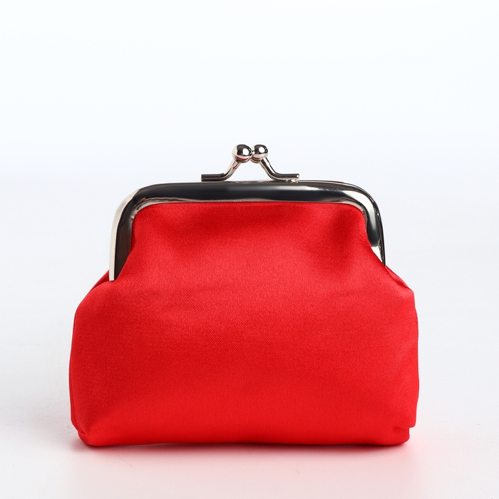 Кошелёк женский на фермуаре, цвет красный Кошелёк женский на фермуаре, цвет красный