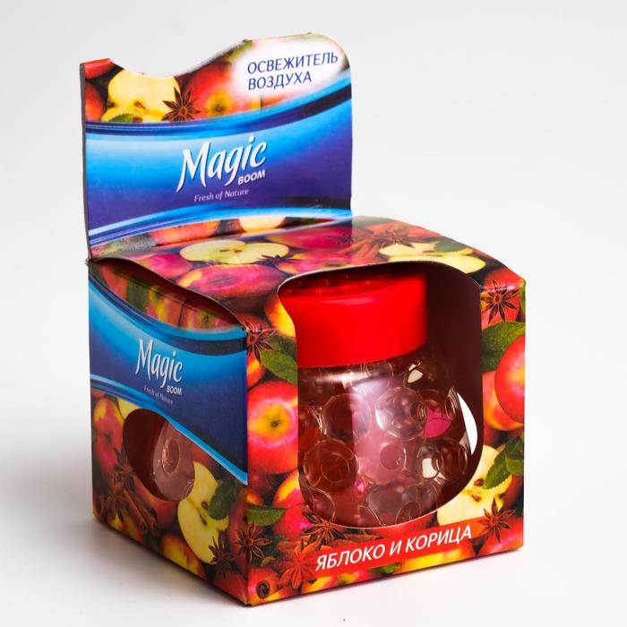 Освежитель воздуха Magic Boom, гелевый Освежитель воздуха Magic Boom, гелевый "Яблоко с корицей" 100 г