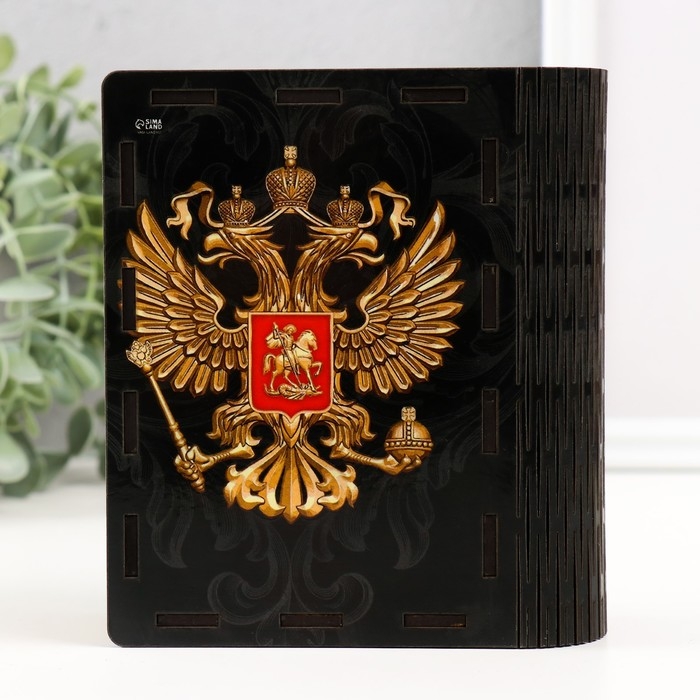 Копилка-шкатулка "Царская копилка" 14х12х5 см