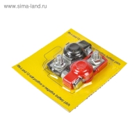 Клемма АКБ универсальная с защитным колпачком, набор 2 шт K-008 Клемма АКБ универсальная с защитным колпачком, набор 2 шт K-008