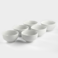 Набор фарфоровых пиал «Бельё», 500 мл, 6 шт. Набор фарфоровых пиал «Бельё», 500 мл, 6 шт.