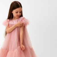 Платье детское с пышной юбкой KAFTAN, рост 86-92, розовый Платье детское с пышной юбкой KAFTAN, рост 86-92, розовый