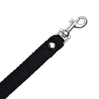Поводок капроновый, 120 х 1,5 см, чёрный