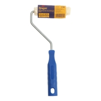 Мини-валик ТУНДРА, велюр, 100 мм, рукоятка d=6 мм, D=15 мм, ворс 5 мм