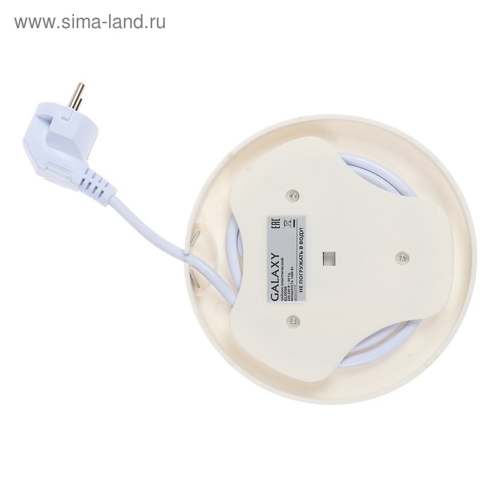 Чайник электрический Galaxy GL 0506, керамика, 1.4 л, 1400 Вт, белый Чайник электрический Galaxy GL 0506, керамика, 1.4 л, 1400 Вт, белый