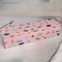 Менажница керамическая 3 ячейки на деревянной подставке &laquo;Эстет&raquo;, 39,8&times;11,4 см, цвет белый