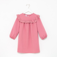Платье для девочки KAFTAN "Basic line", размер 34 (122-128), цвет розовый