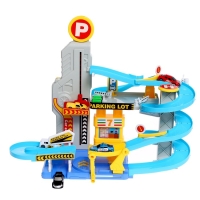 Парковка &laquo;Город&raquo; с 6 машинками и лифтом, свет и звук