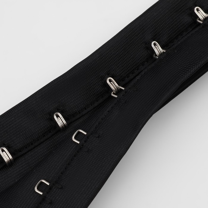 Тесьма с крючками, 27 мм × 45 ± 1 м, цвет чёрный Тесьма с крючками, 27 мм × 45 ± 1 м, цвет чёрный