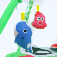 Развивающий коврик с дугами &laquo;Лягушонок&raquo;, 4 игрушки, зеркало, размер 78х69 см, Крошка Я