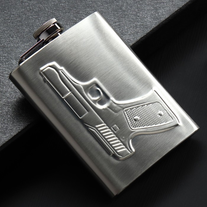 Фляжка &laquo;Пистолет&raquo;, 240 мл