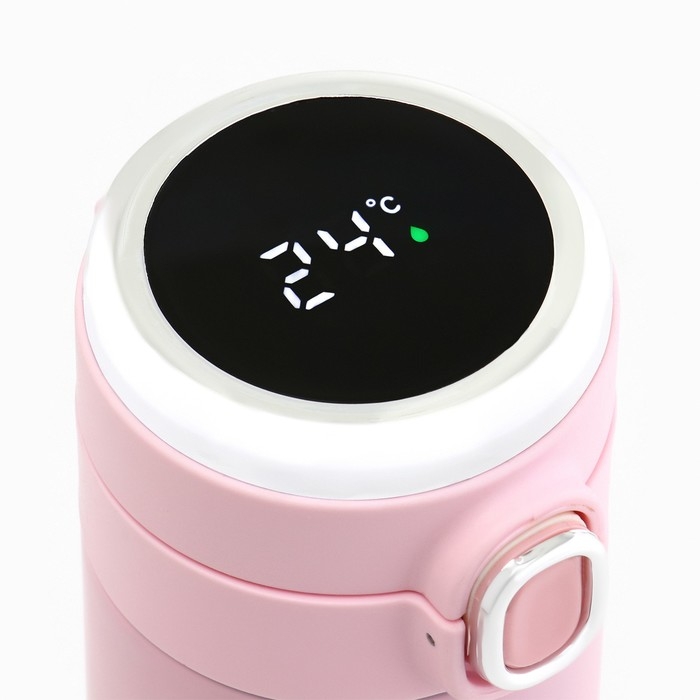 Термокружка, 420 мл, Simple Термокружка, 420 мл, Simple "Твори своё чудо", сохраняет тепло 8 ч, термометр