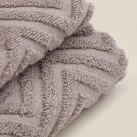 Полотенце махровое SL HOME: Geometry "Саббиа" 67х140 см, 83% хлопок, 17% лён, 500 г/м2