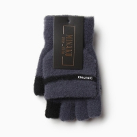 Митенки подростковые MINAKU 21 см графитовый