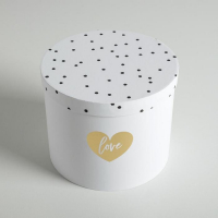 Набор шляпных коробок для цветов 4 в 1, упаковка подарочная, «Чёрно-белый», 14 х 13 см - 20 х 17,5 см Набор шляпных коробок для цветов 4 в 1, упаковка подарочная, «Чёрно-белый», 14 х 13 см - 20 х 17,5 см