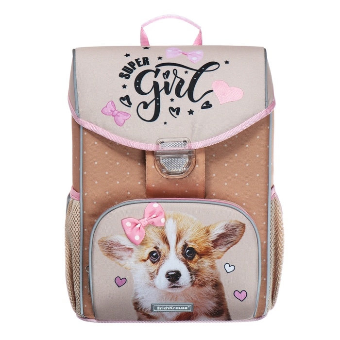 Ранец школьный на замке, 37 х 25 х 14 см, Erich Krause ErgoLine 15L, Corgi Puppy 60084 Ранец школьный на замке, 37 х 25 х 14 см, Erich Krause ErgoLine 15L, Corgi Puppy 60084