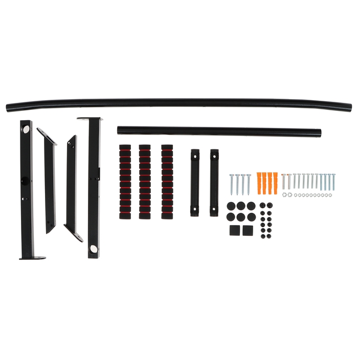 Турник настенный &laquo;Уралец&raquo;, трёххватный, цвет чёрный