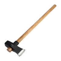 Колун-кувалда кованый ТУНДРА ПРОФИ, обратный всад, рукоятка из бука, с защитой, 3.6 кг Колун-кувалда кованый ТУНДРА ПРОФИ, обратный всад, рукоятка из бука, с защитой, 3.6 кг