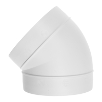 Отвод ZEIN, круглый, вентиляционный, d=125 мм, 45° Отвод ZEIN, круглый, вентиляционный, d=125 мм, 45°