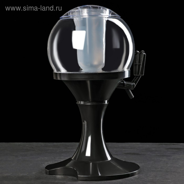 Башня пивная &laquo;Сфера&raquo;, 3 л, цвет чёрный
