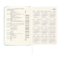 Ежедневник датированный 2025 года A5, 168 листов, deVENTE. Barbara, твердая обложка кожзам с поролоном, перфорацией, ляссе, блок 70, голубой Ежедневник датированный 2025 года A5, 168 листов, deVENTE. Barbara, твердая обложка кожзам с поролоном, перфорацией, ляссе, блок 70, голубой