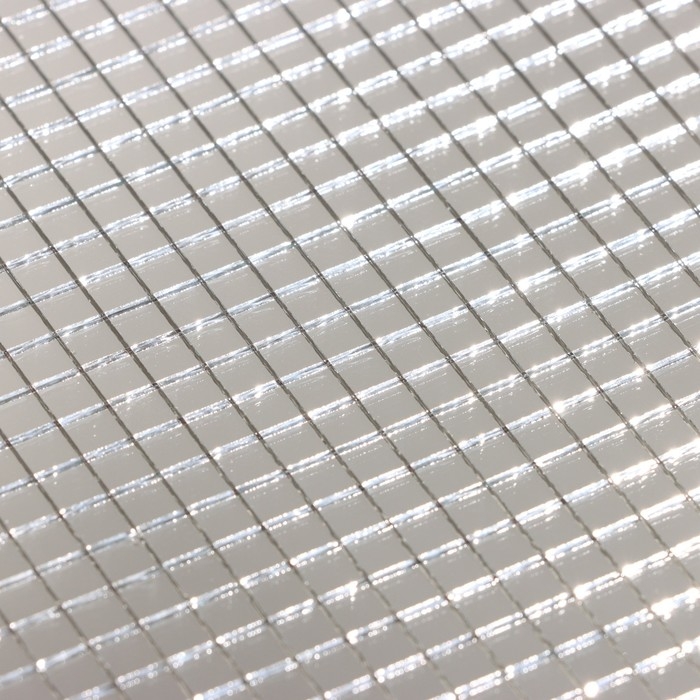 Панель самоклеящаяся 30*30см мозаика мелкая, серебро
