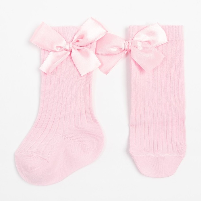 Гольфы Крошка Я &laquo;Бантик&raquo; 10-12 см, цвет розовый