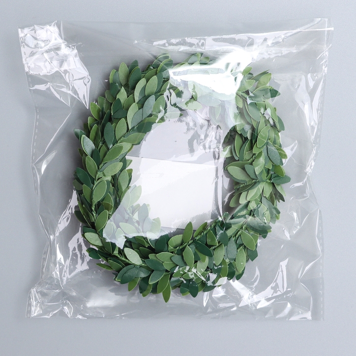 Лиана искусственная для декора &laquo;Зелёные листья&raquo;, 3 метра, 13 &times; 13 &times; 2 см
