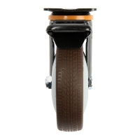 Колесо мебельное CAPPIO d=125,на площадке,со стопором,поворотное, покрытие TPR Колесо мебельное CAPPIO d=125,на площадке,со стопором,поворотное, покрытие TPR