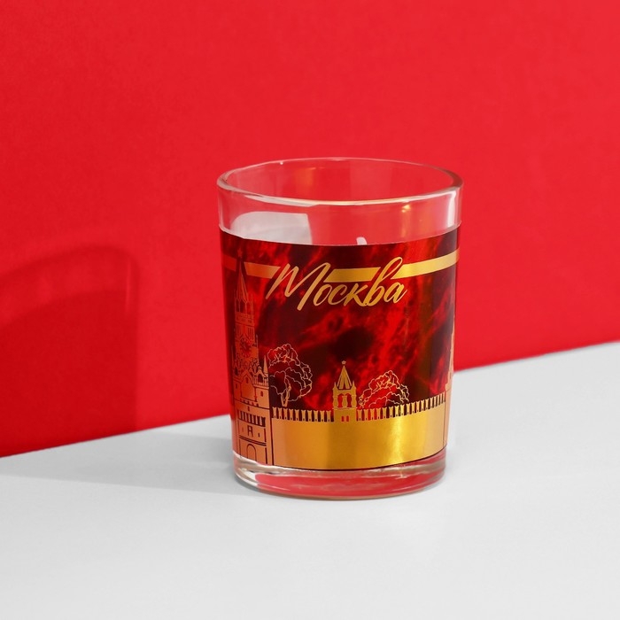 Свеча в стакане &laquo;Москва&raquo;, 5 х 6 см