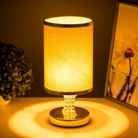 Настольная лампа "Мелисса" Е27 40Вт золото-шоколадный 14х14х29,5 см RISALUX