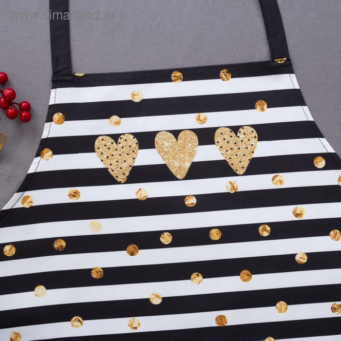 Фартук &laquo;Этель: Золотой город&raquo;, 65 &times; 60 см, 100 % хлопок, саржа, 190 г/м&sup2;