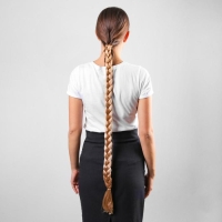 Коса на резинке &laquo;Блондинка&raquo;, длина 70 см