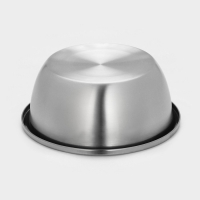 Миска из нержавеющей стали &laquo;Проф&raquo;, 4 л, 26&times;10,5 см, матовая, толщина стали 0,6 мм