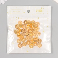 Пуговицы пластик на полуножке "Золото" 1,25 см набор 40 шт Пуговицы пластик на полуножке "Золото" 1,25 см набор 40 шт