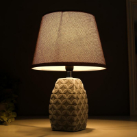 Лампа настольная 16445/1GR E14 40вт серый 22х22х34 см RISALUX