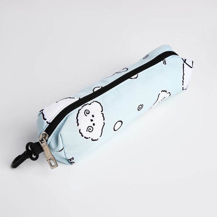 Набор рюкзак школьный из текстиля на молнии, 3 кармана, пенал, цвет бирюзовый Набор рюкзак школьный из текстиля на молнии, 3 кармана, пенал, цвет бирюзовый