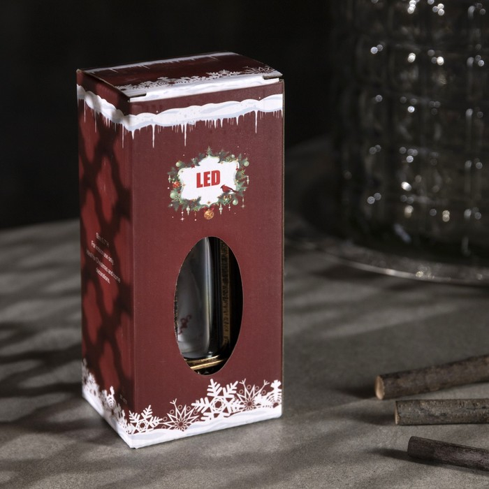 Светодиодная фигура &laquo;Ангел в ротонде&raquo; 6.3 &times; 14 &times; 6.3 см, пластик, батарейки AG13х3 (в комплекте), свечение тёплое белое