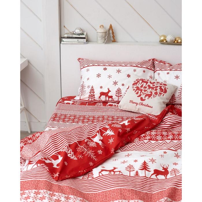 Постельное белье LoveLife 1,5сп "Reindeer" 143*215см,150*225см,50*70см-2шт