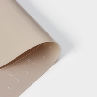 Коврик с разметкой Доляна &laquo;Капучино&raquo;, силикон 50&times;40 см, цвет бежевый