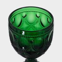 Набор бокалов из стекла Magistro &laquo;Варьете&raquo;, 320 мл, 6 шт, цвет зелёный