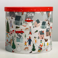 Коробка подарочная &laquo;Новогодние истории&raquo;, 19.5 х 22 см, Новый год