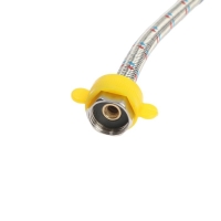 Подводка гибкая для воды ZEIN, 1/2", гайка-гайка, 100 см, с ключом для монтажа